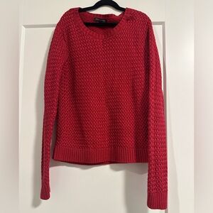 Banana Republic Red Crew Neck Sweater